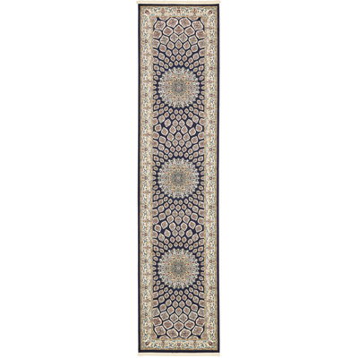 Tapis oriental bleu marine Jackson