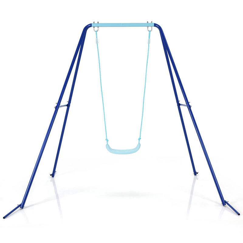 Varnell Freeport Park Metal Swing Set with 1 Swing(s)