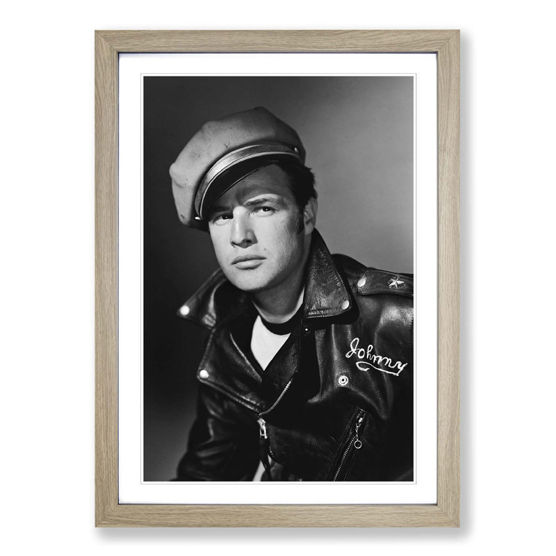 Single Picture Frame Print, Oak