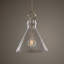 Luminaire suspendu en verre entonnoir 1 lumière Longshore Tides Imbuto