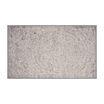 Machine Washable Gray Area Rug