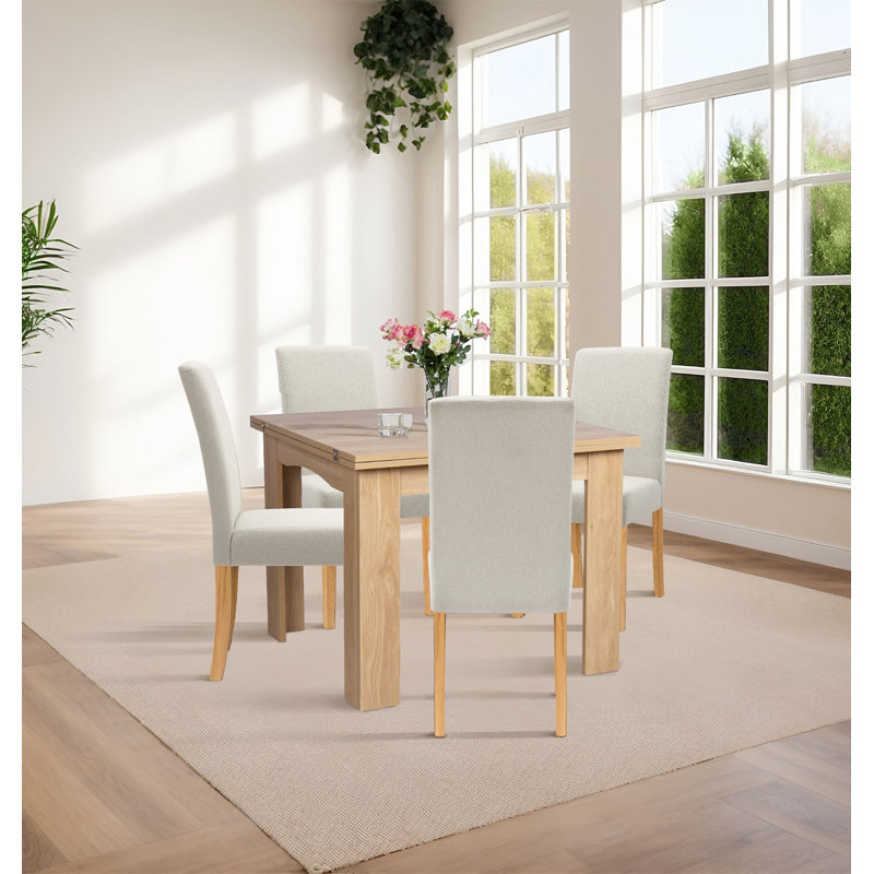 Ludden 4 - Person Dining Set, Beige