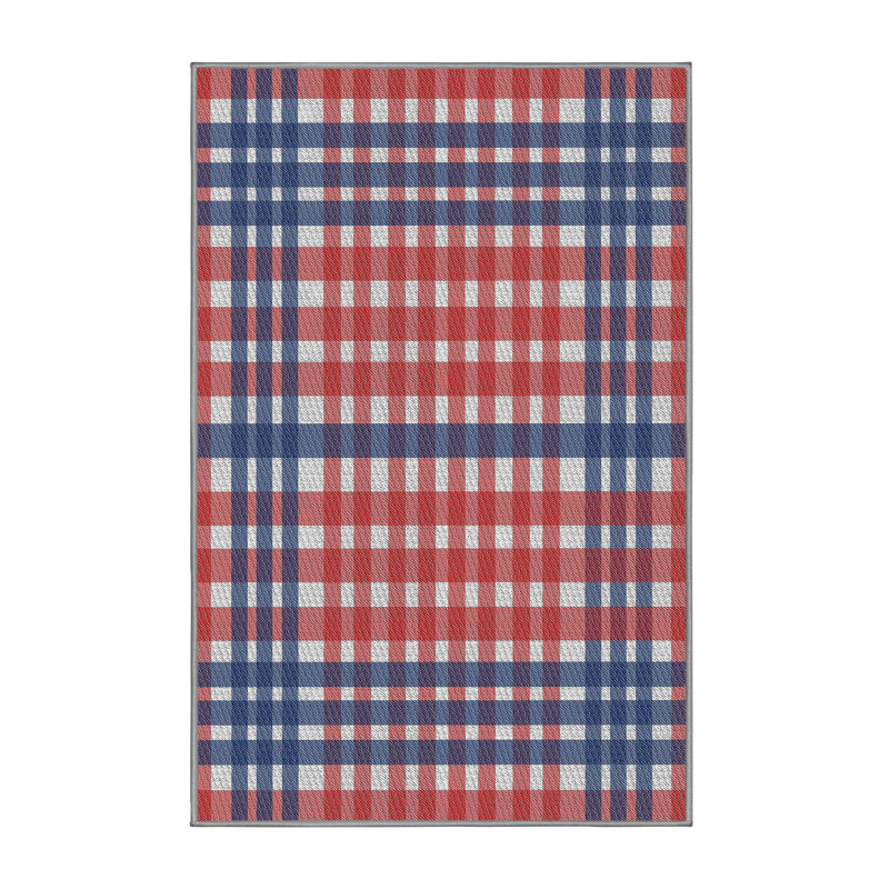 Geometric Indoor Rug, Rectangle 3' x 5'