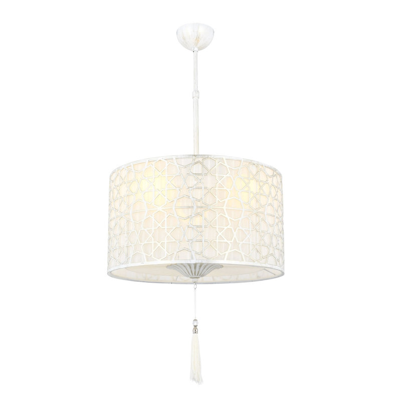 Luminaire suspendu cylindrique à 1 lumière