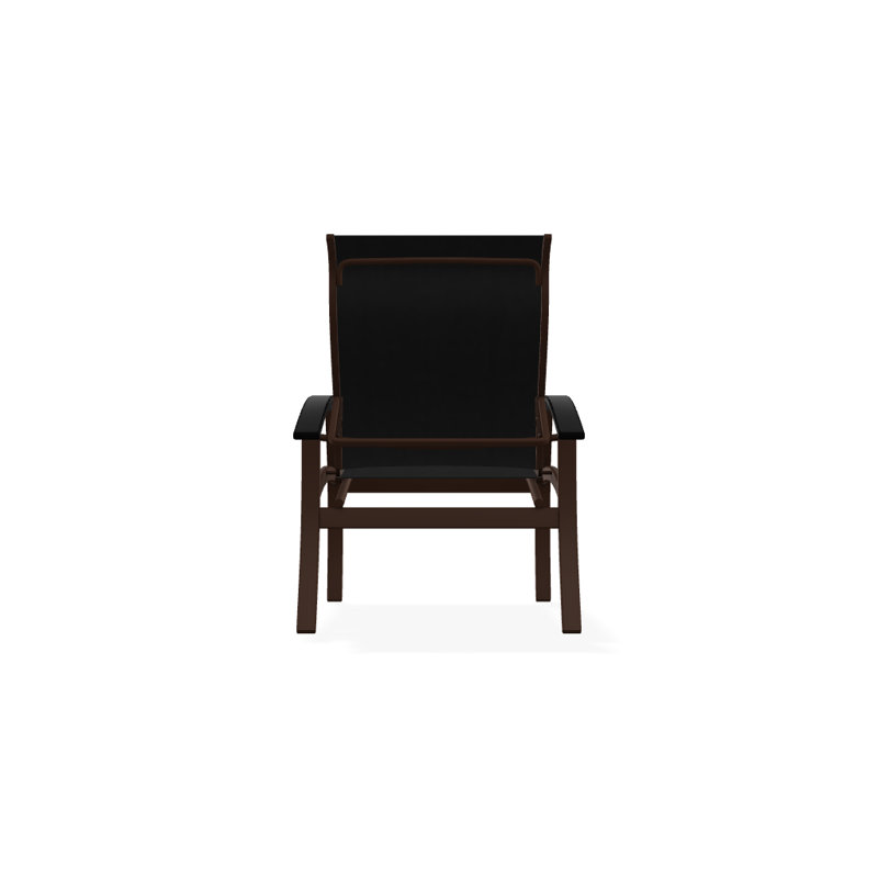 Chaise de patio Askar, Noir 5D Sunbrella®, Noir, Kona texturé