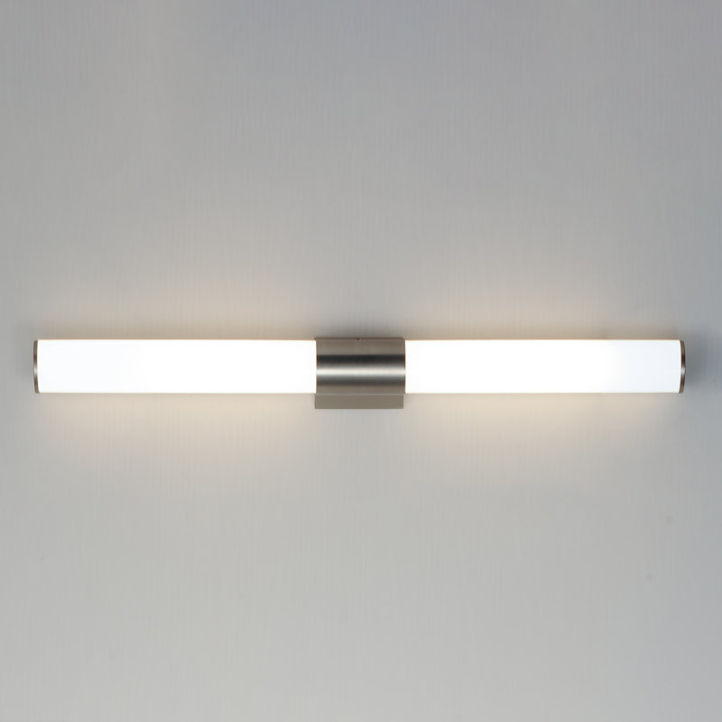 Stevenage Dimmable LED Bath Sconce, Satin Nickel