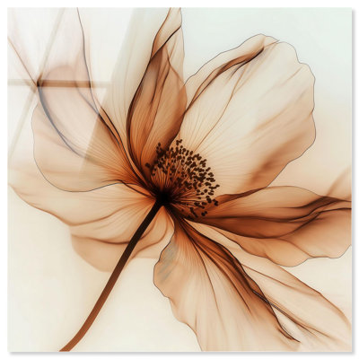 Décoration murale en acrylique «Fragile Elegance I» par Art Remedy, prête à être accrochée