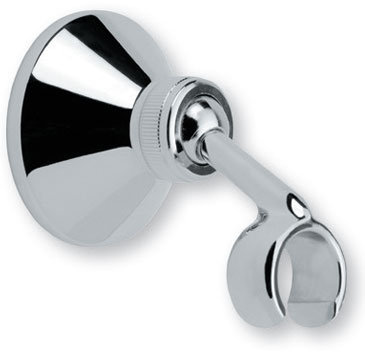 Super Rain Round Shower Holder, Polished Chrome