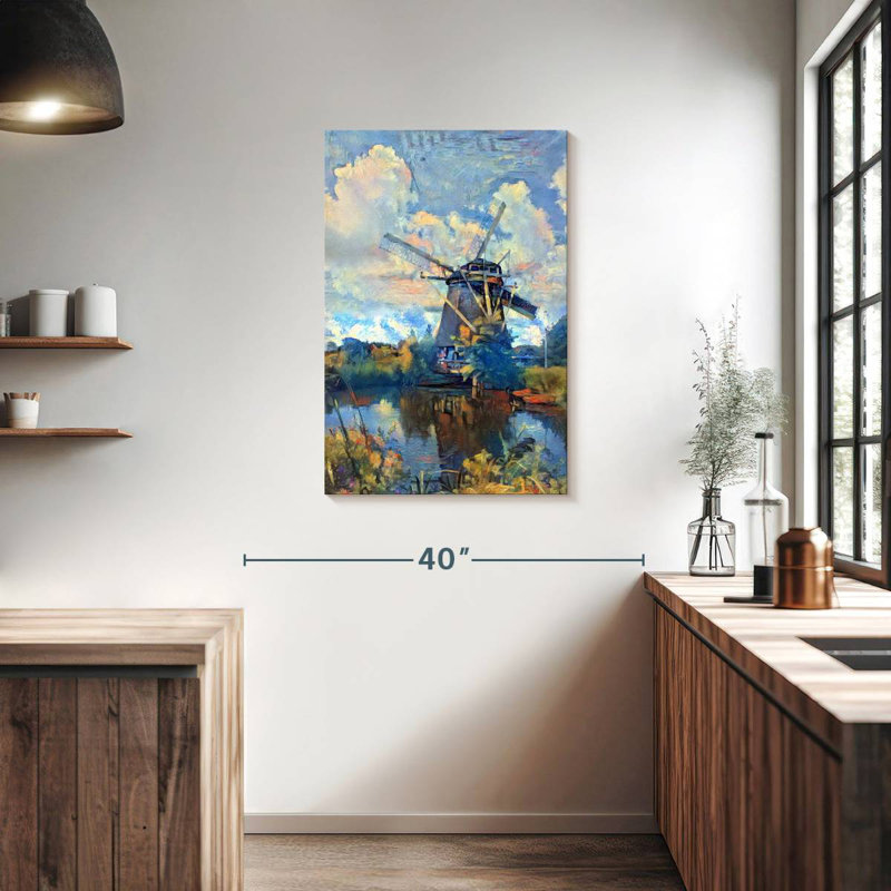 Lilie Amsterdam Windmill, 36" H x 24" W