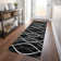Premium Machine Washable Prisco Black Rug