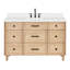 ARIEL Monroe 48 Single Sink Bathroom Vanity with Carrara Quartz Top-1376443587-1376610454-1351750970