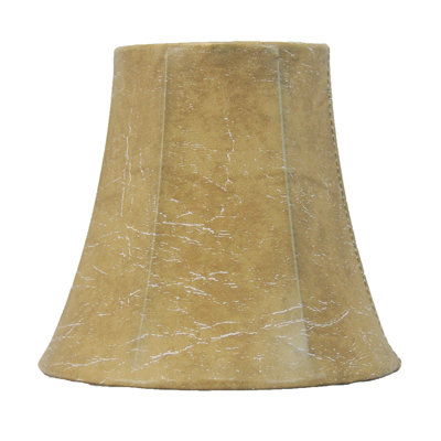 4.5'' H Faux Leather Bell Candelabra Shade