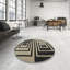 Tapis contemporain noir / beige-160494400