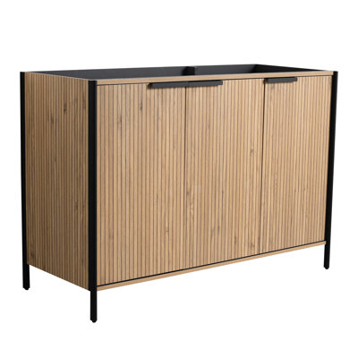Meuble-lavabo moderne 48 po - Contreplaqué, abondante tablette