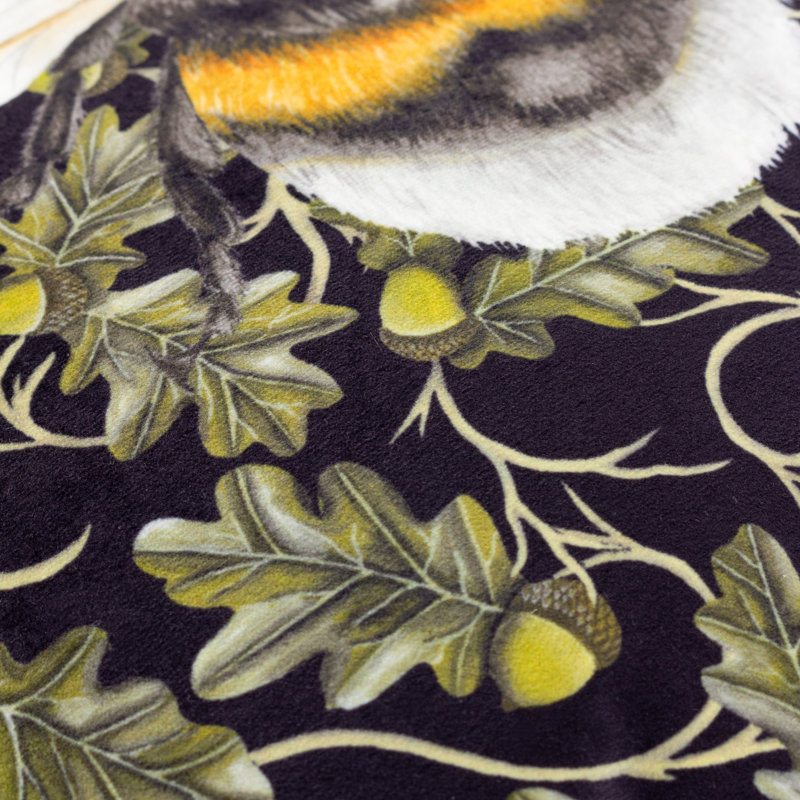 Braywick Orville Bee Floral Square Cushion Cover