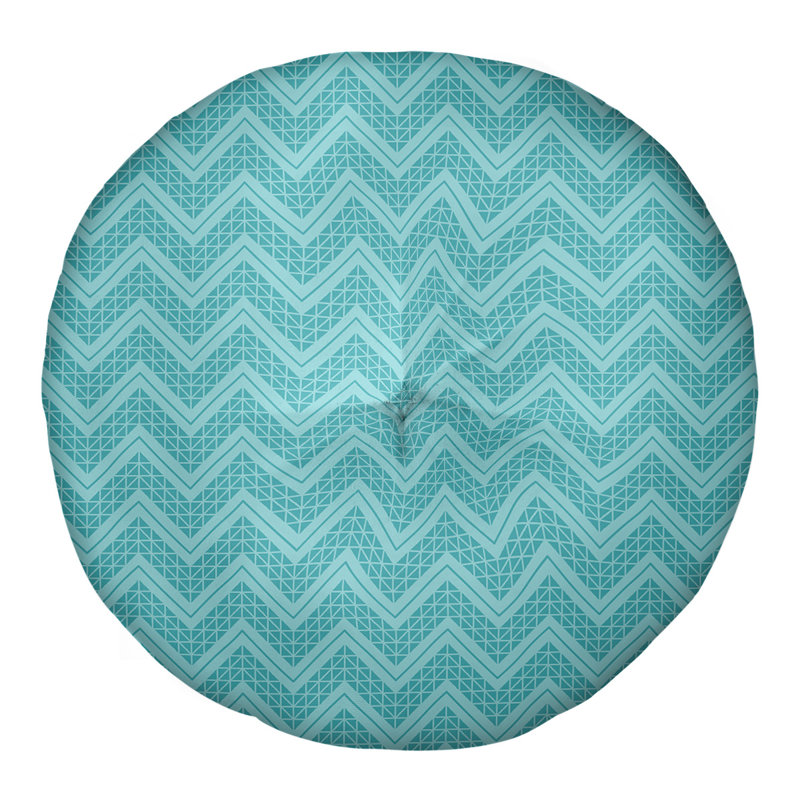 Coussin Rhonda Cheval, 26 po x 26 po, Bleu sarcelle