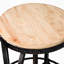 Tabouret de bar à hauteur réglable en bois massif Ariha-1118574026