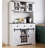 72" Farmhouse Bar Cabinet With 3 Drawer-64071007