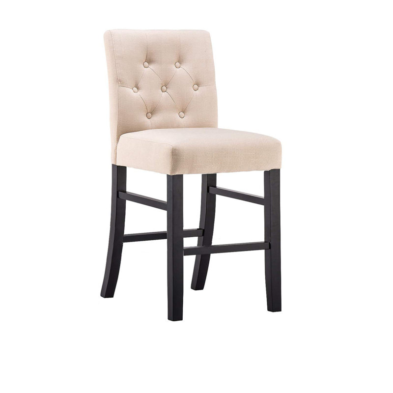 Tabouret de bar et de comptoir Kahori, gris, 4, Tabouret de comptoir (assise de 24 po de hauteur)