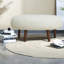Chaise longue d'appoint moderne en chenille 36 po avec repose-pieds Modern Modern