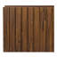 Cabinet média, porte en acacia massif, pieds en fer