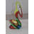 Vitala Multicolor Stretching Woman Resin Statue Size: 5" x 4" x 10"H