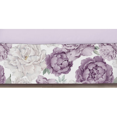 Floral Crib Dust Ruffle