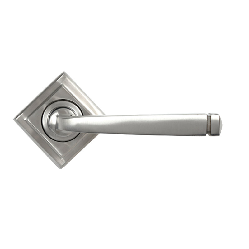 Single Dummy Door Handle, Satin Marine