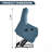 Chenille Single Motor Power Lift Recliner Chair With Massage And Heat For Elderly, Heavy Duty Motion Mechanism And One USB For Charging, Max Reclining Angle 155°-2117486832