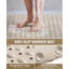 Très grand tapis de douche, tapis de douche TPE antidérapant avec trous de bonde et ventouses-922842755