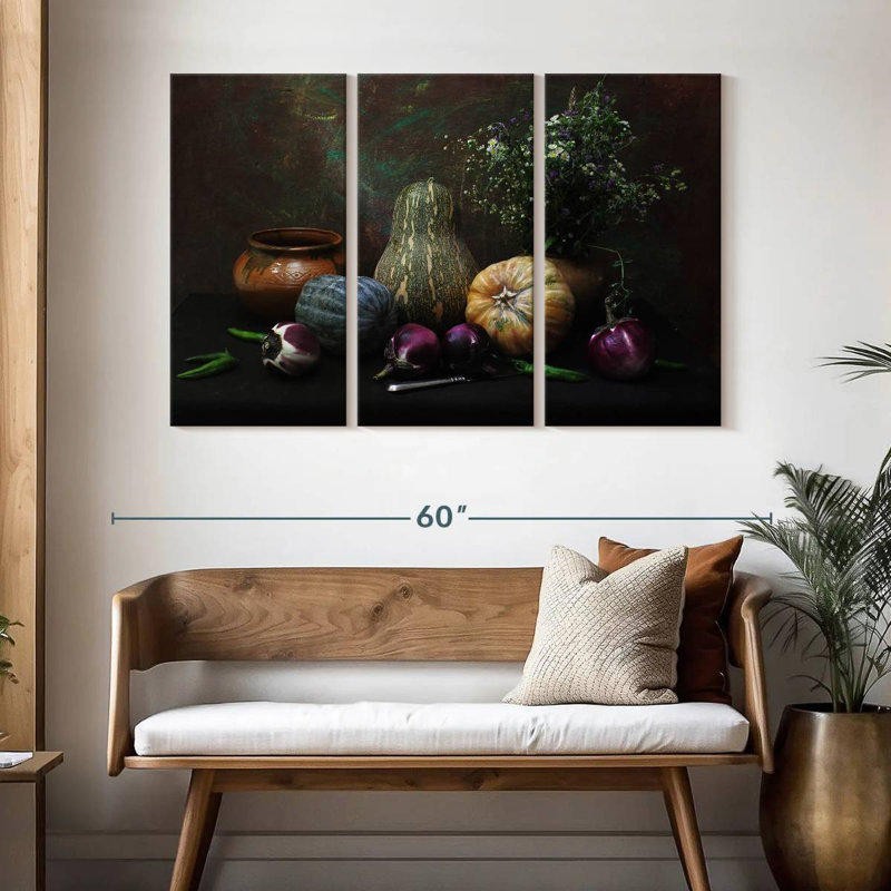 Yarlin Garden Vegetables, 32" H x 50" W