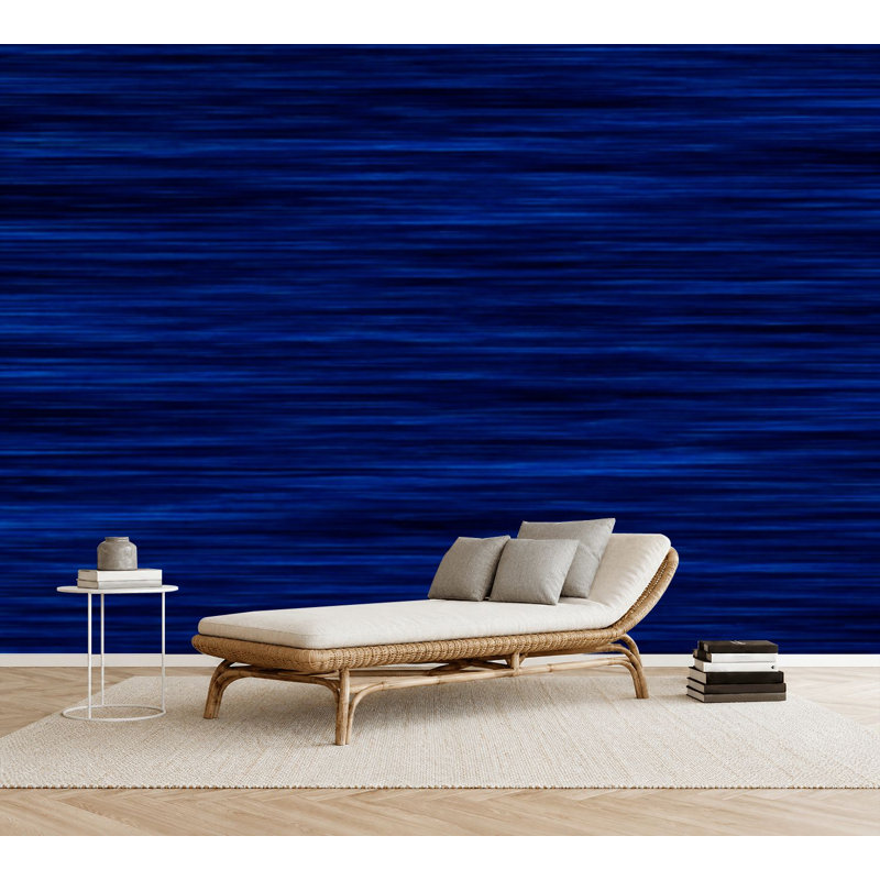 Papier peint adhésif pelez et collez bleu marine Marl Heather Triblend Melange, 69" L x 96" W