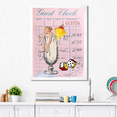 «Happy Check», art mural, salon