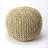 Kameron 19" Wide Round Pouf Ottoman-1605700829