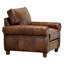Fauteuil en cuir Grain