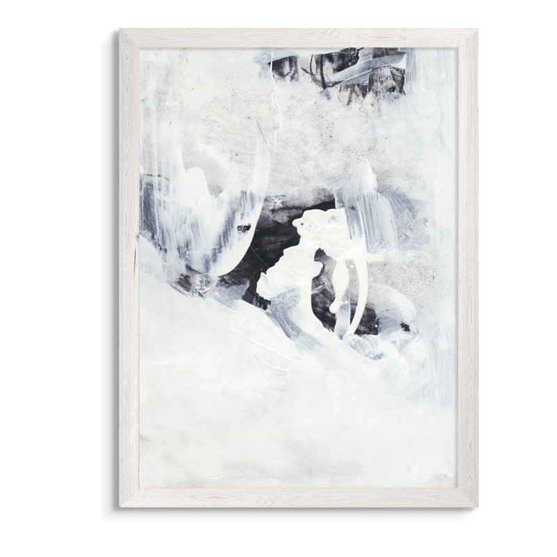 «Fire and Ice IV» par Paul Cezanne - reproduction d'art encadrée, H 30 po x l 22 po x P 2 po, Toile encadrée, blanc
