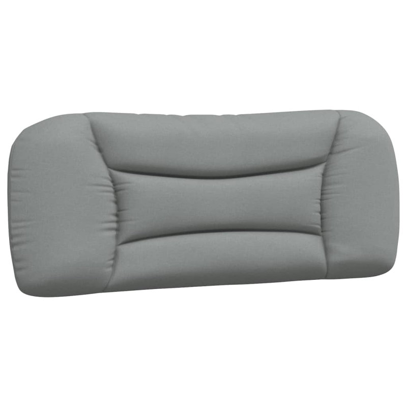vidaXL Headboard Cushion Hvar Light Grey 100 cm Fabric, Light Gray