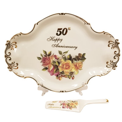 Présentoir à gâteaux 50e anniversaire Skiles