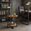 Table d'appoint moderne, table basse rustique, table basse ronde