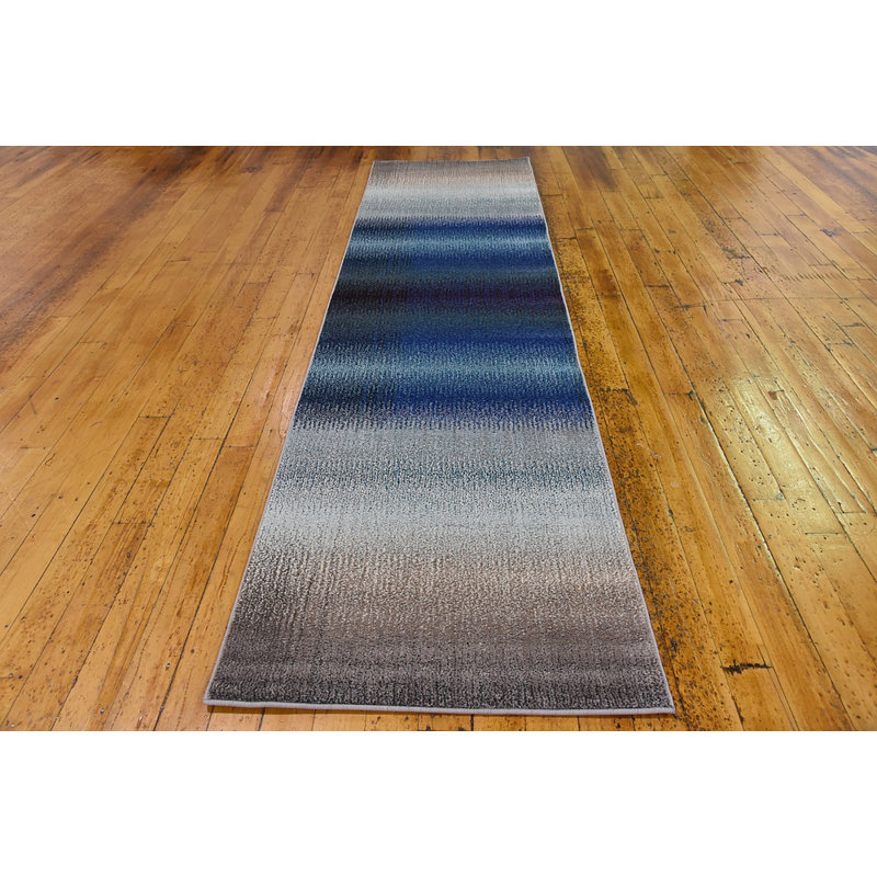 Burtrum Washable Abstract Indoor Rug, Runner 2'7" x 10'