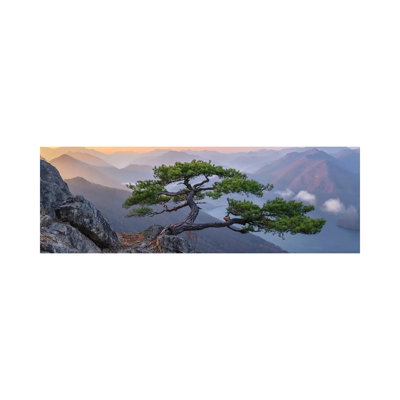 When The Day Breaks by Jaeyoun Ryu - Wrapped Canvas Panoramic Print