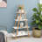 Solid Bamboo Wood Oxford “A”Frame Ladder Display Bookshelf