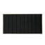 Banc rembourré en velours noir Modern-492392716