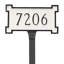 New Yorker 1-Line Lawn Address Sign-1707890608