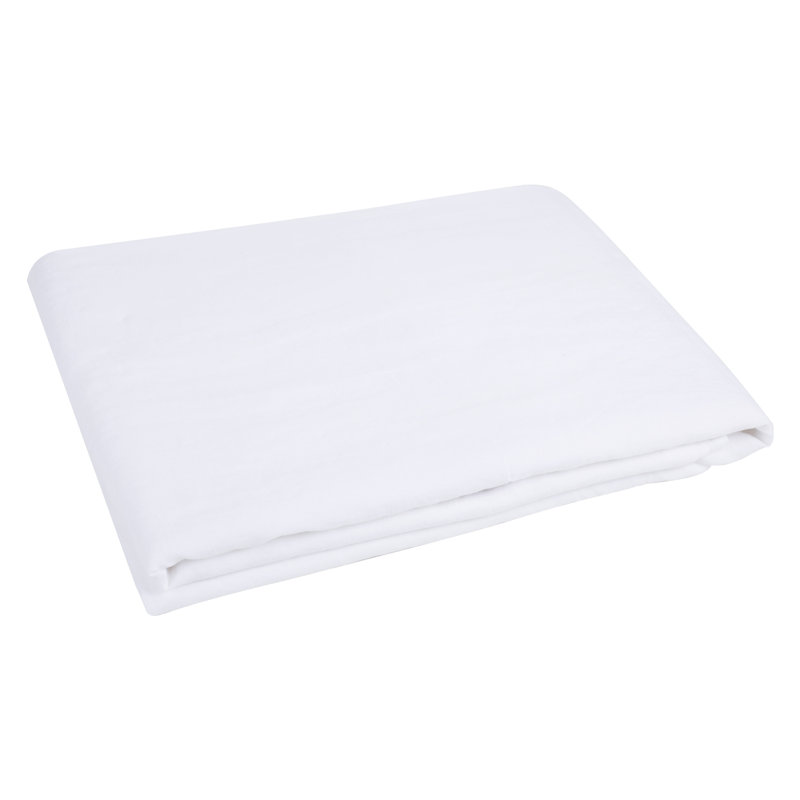 Drap simple en lin blanc