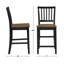 Chaise de comptoir en bois massif Joplin