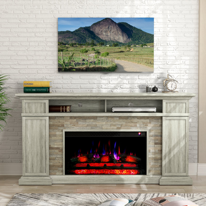Fireplace, Light Grey