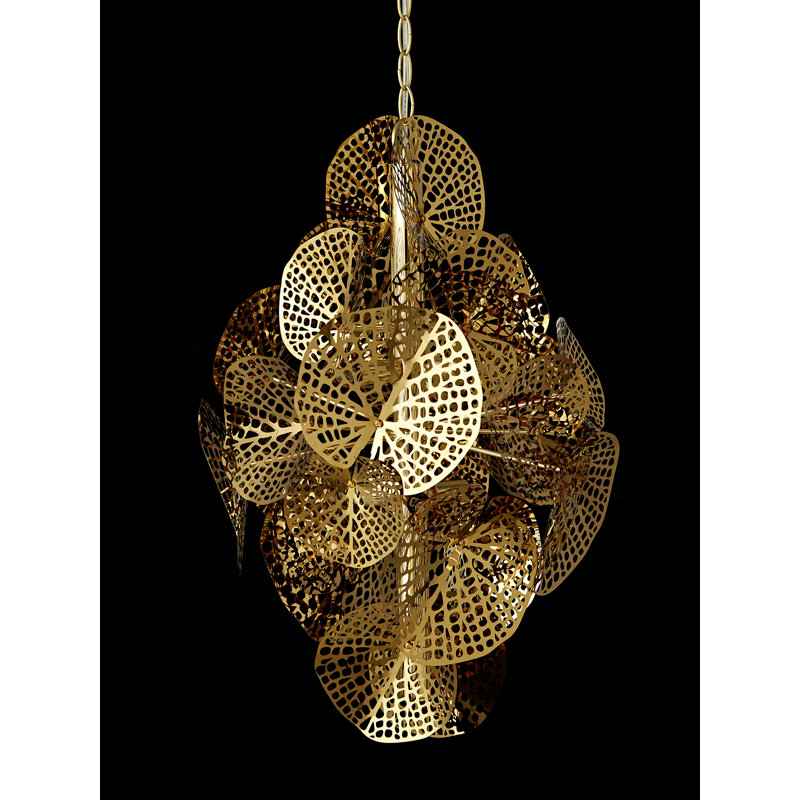 Padstow 6 - Light Gold Unique/Statement Pendant