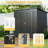 6 X 4 Ft Outdoor Storage Shed For Garden, Backyard, Lawn - All Weather, Black Weather 6X4 Pet House Black, Construction
