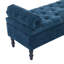 Chenille Upholstered Storage Bench-1141150570